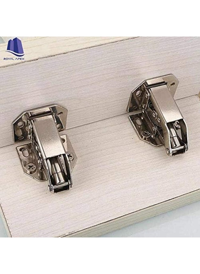 Royal Apex 90 Degree Cabinet Hinge Bridge Shaped Spring Frog Furniture Hinges Full Overlay Kitchen Cupboard Door Hinges 4 Inch Pack Of 2  - Image 4