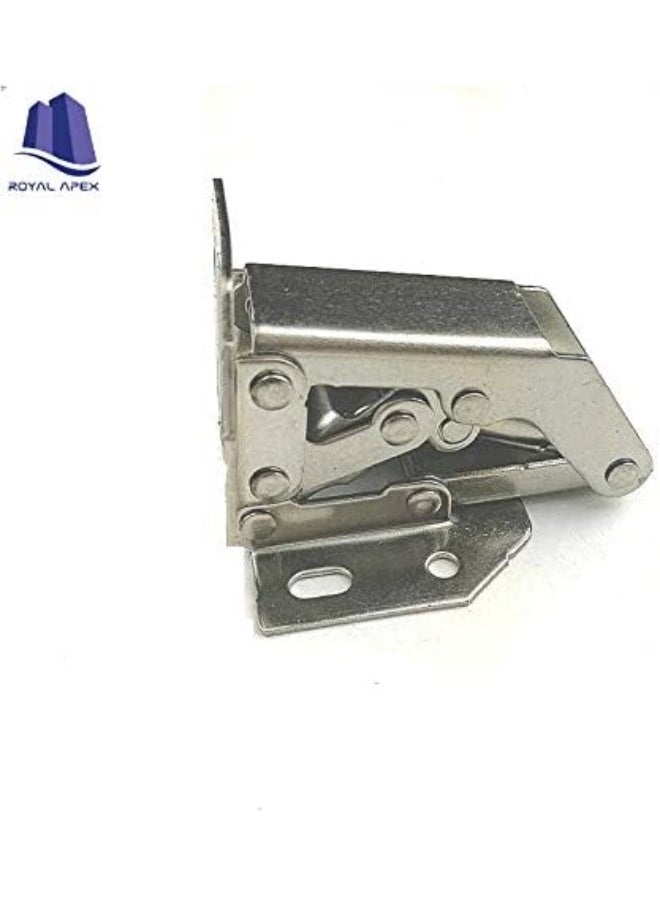 Royal Apex 90 Degree Cabinet Hinge Bridge Shaped Spring Frog Furniture Hinges Full Overlay Kitchen Cupboard Door Hinges 4 Inch Pack Of 2  - Image 5