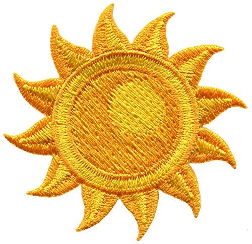 TKPatch The Sun Star Astrology Embroidered Applique Iron-on Patch S-1511 - Image 4