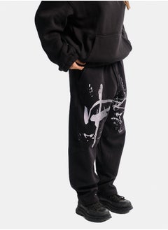 BLACK EDITION UNISEX LOSE SWEATPANTS  - Image 2