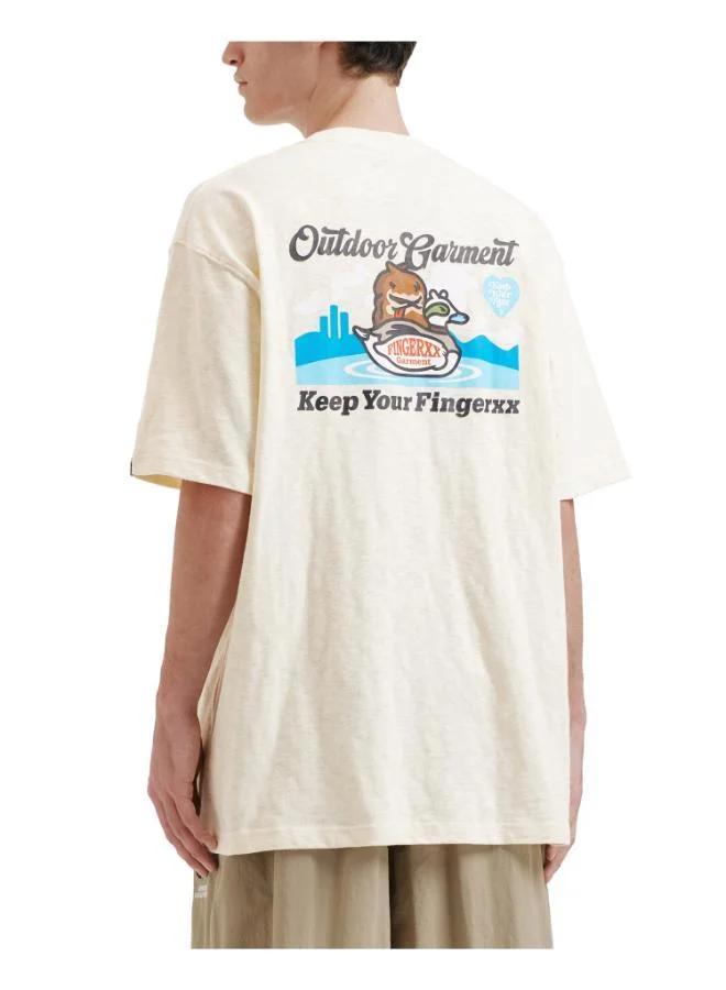 فينجركروكس تيشيرت خارجي بتصميم شبحي