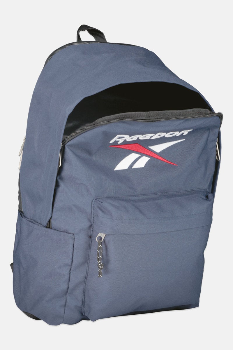 Reebok Men Brand Logo Backpack, Navy - Image 3