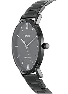 CASIO Analog Stainless Steel Wrist Watch MTP-VT01B-1BUDF - Black  - Image 2
