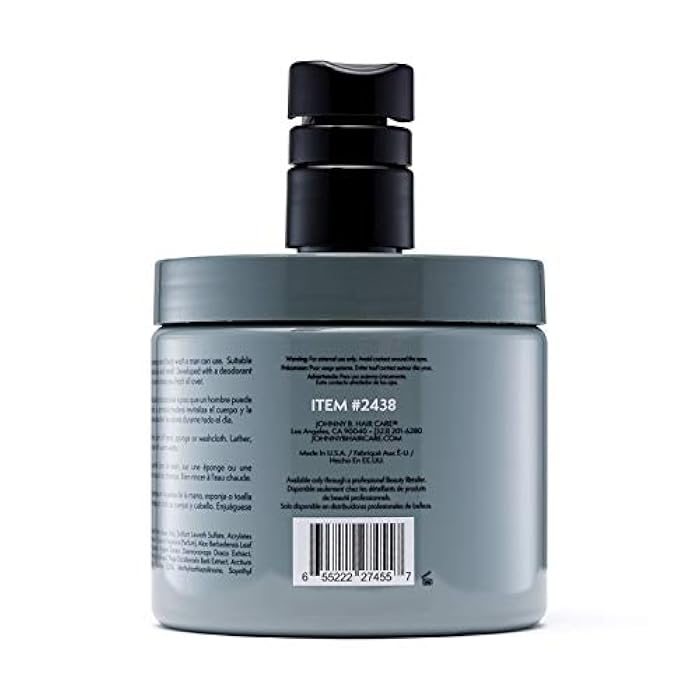 JOHNNY B. Professional All Over Hair Shampoo and Body Wash - Image 3