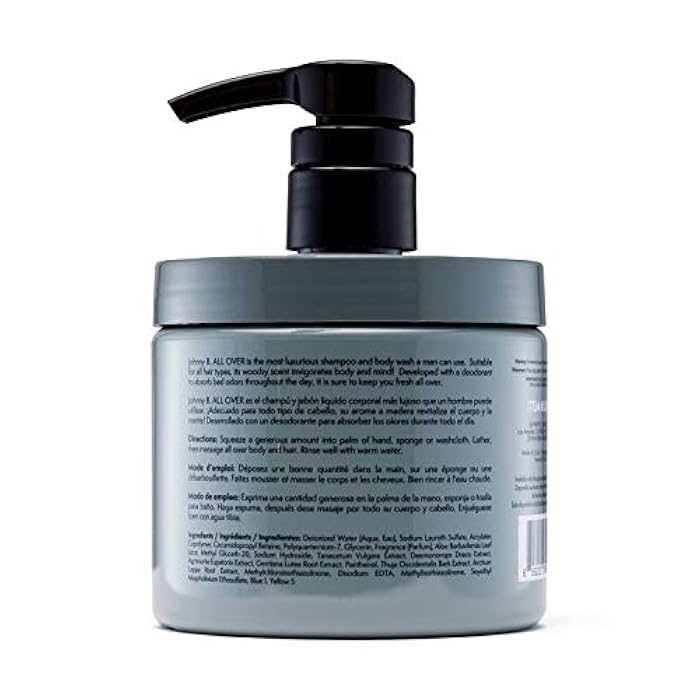 JOHNNY B. Professional All Over Hair Shampoo and Body Wash - Image 2