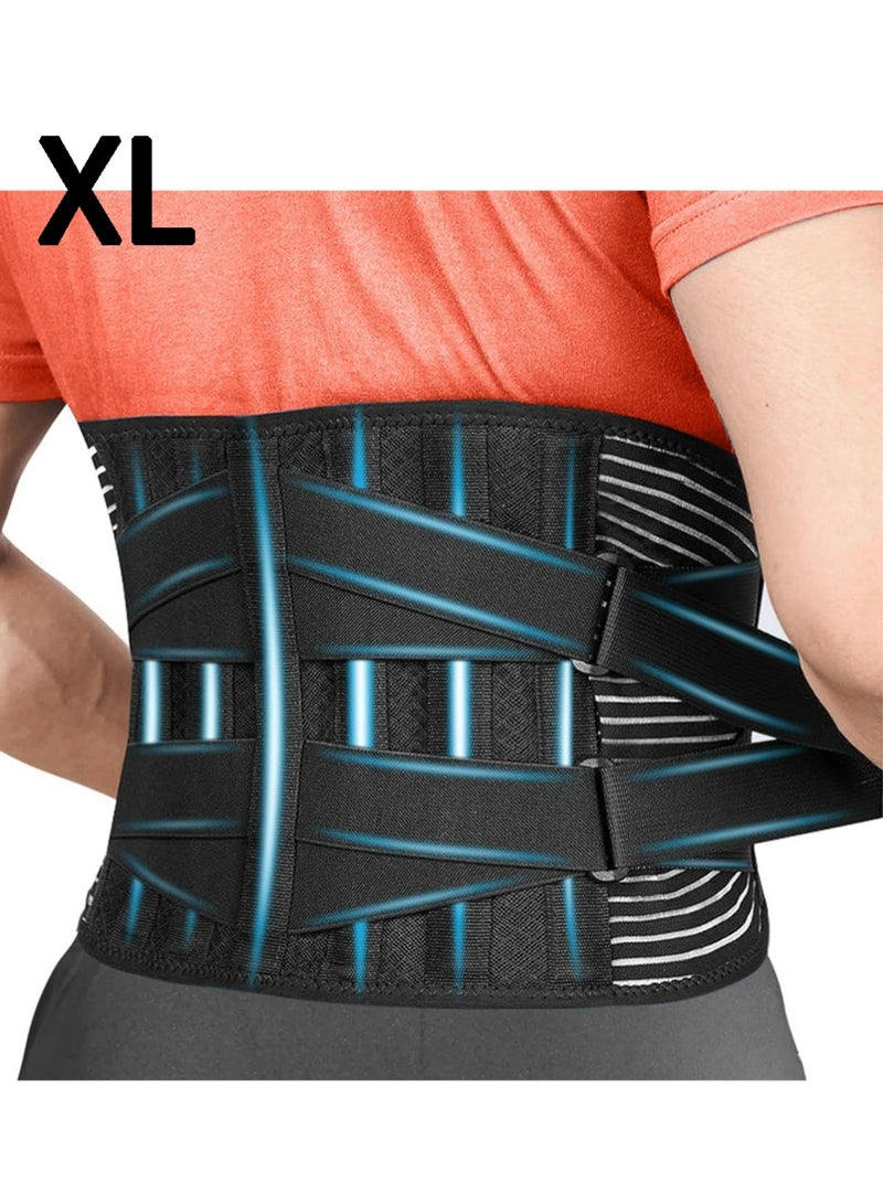 لاسيدو كورسيت قطني العظام مع دعم معدني لدعم أسفل الظهر وتخفيف الضغط والتوتر - XL - Image 1