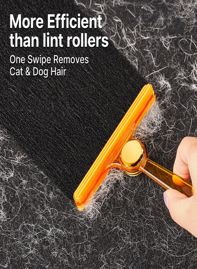 Potaroma Pet Hair Remover Set of 2, Dog Cat Hair Remover, Fur Removal Tool, Portable Carpet Scraper Brush for Carpets, Car Mat Couch, Pet Bed, Furniture Rug - Image 2
