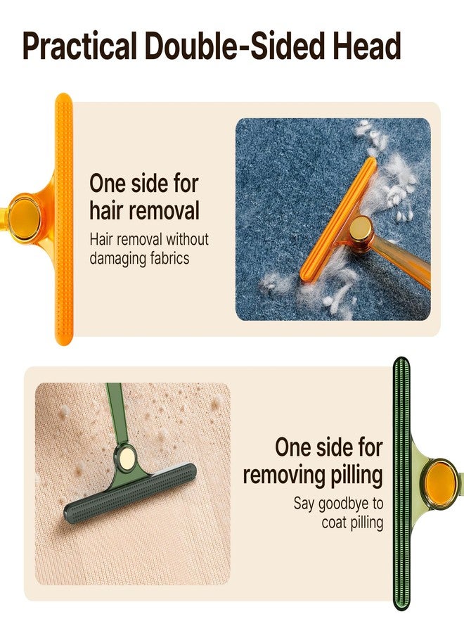 Potaroma Pet Hair Remover Set of 2, Dog Cat Hair Remover, Fur Removal Tool, Portable Carpet Scraper Brush for Carpets, Car Mat Couch, Pet Bed, Furniture Rug - Image 5