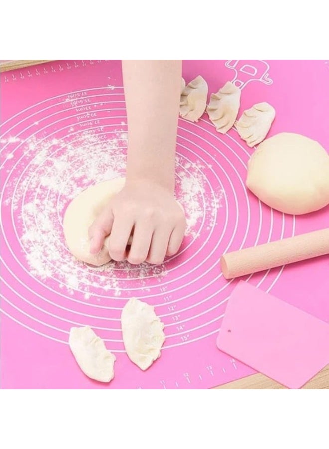 Silicone baking mat for pastry dough, 2 pieces