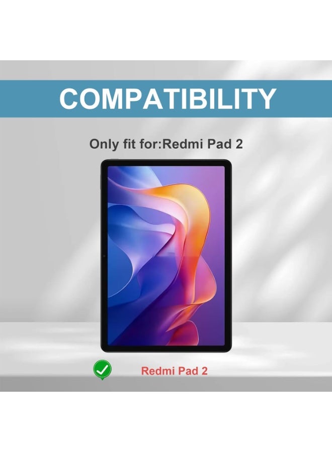 Muzz Redmi Pad 2 11" Screen Protector, Tempered Glass Screen Protector for redmi Pad2 11 inch, 9H Hardness Anti-Scratch HD Full Coverage Bubble Free Screen Protector for Redmi Pad 2 11 inch (3pack) - Image 3