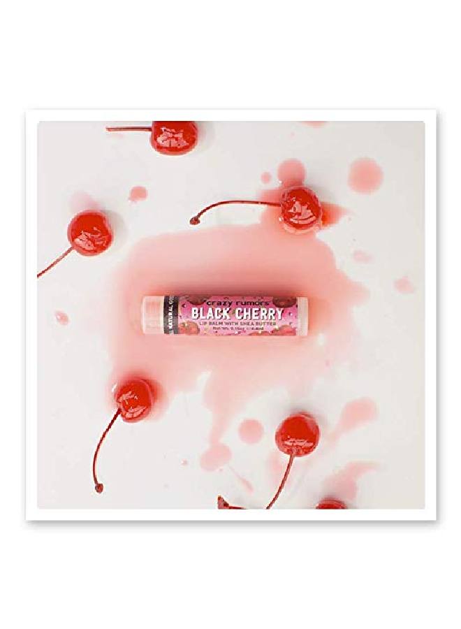 crazy rumors Black Cherry Lip Balm 100% Natural Vegan Plantbased Made In Usa - Image 4