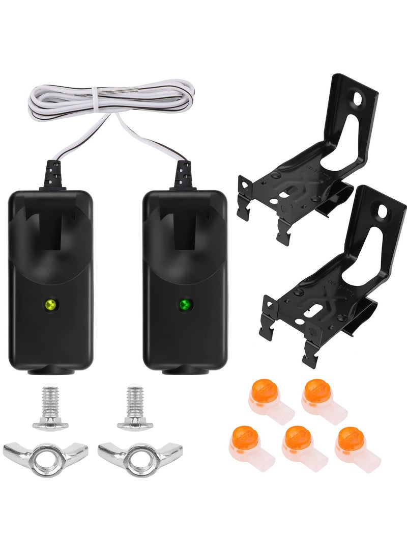Garage Door Safety Sensor Beam Eyes - Compatible with Liftmaster, Sears, Chamberlain, Craftsman - Replacement Parts for 41A5034 & 801CB  - Image 1