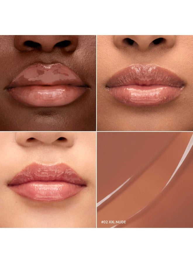 Sephora Collection Outrageous Plump Effect Lip Gloss - 02. XXL Nude - Image 2