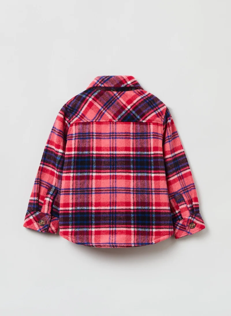 Ovs Ovs Girls Checked Overshirt Shacket