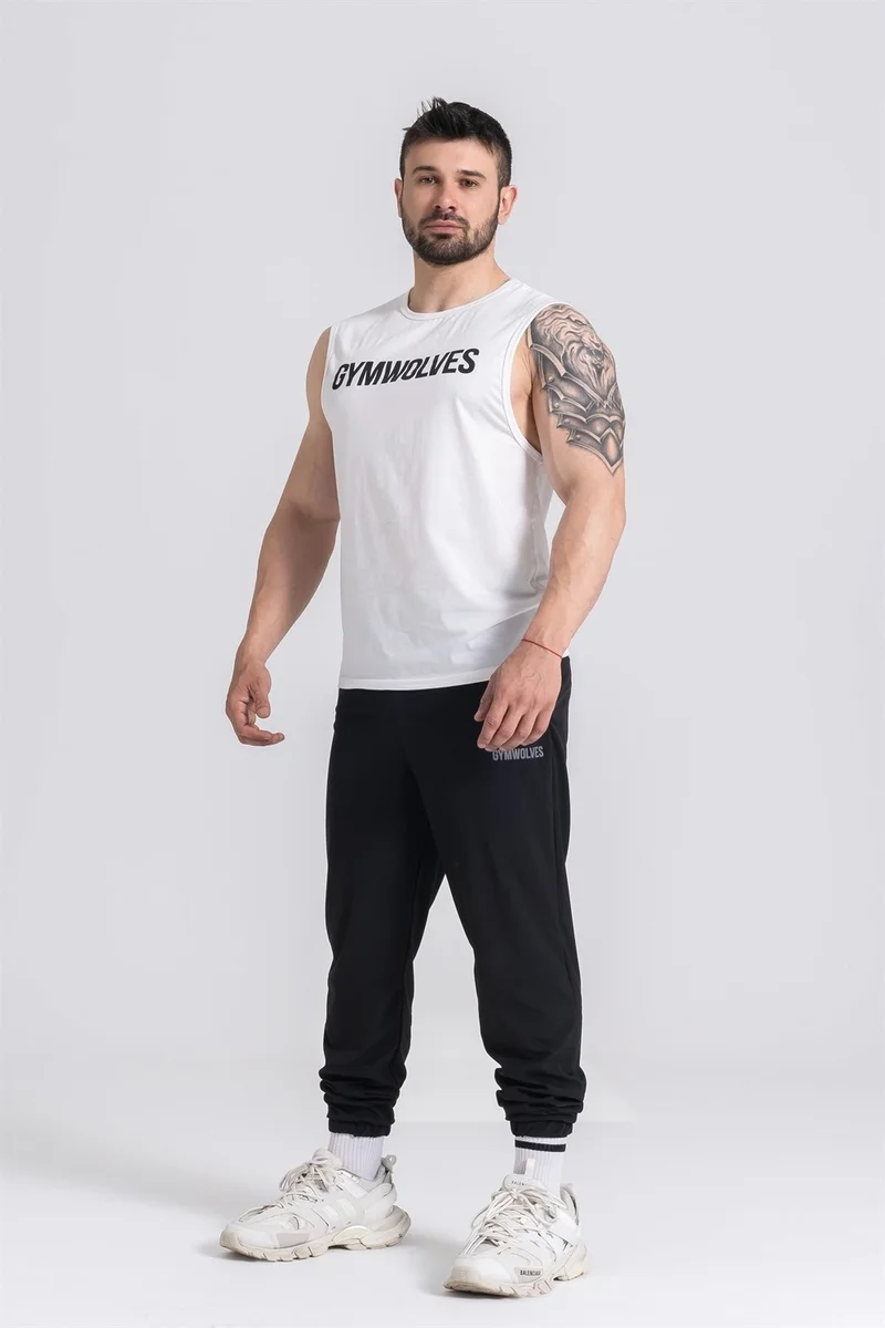 Gymwolves Men's Sleeveless T-Shirt | Men's Sports T-Shirt | Workout Tanktop |