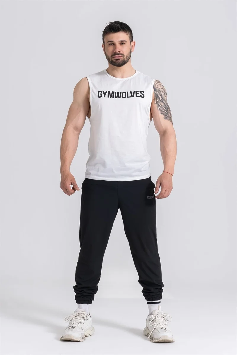Gymwolves Men's Sleeveless T-Shirt | Men's Sports T-Shirt | Workout Tanktop |