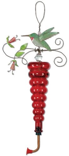 Sunset Vista Designs Enchanted Garden Collection Hummingbird Feeder - Image 1