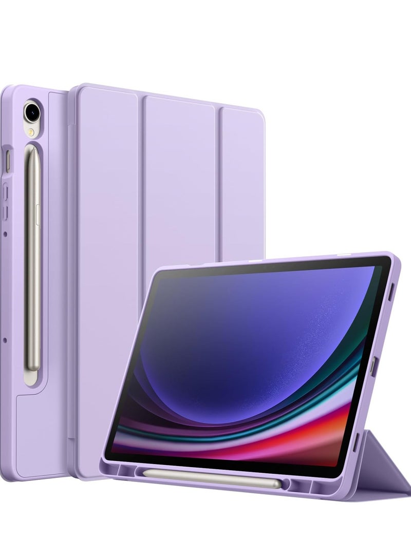 MIGOFAST Samsung Galaxy Tab S9 Case, Tri-Fold Smart Tablet Case with S Pen Holder, Multi- Viewing Angles Stand Soft Silicone Folio Case Cover with Auto Wake Sleep for Samsung Tab S9 11 inch 2023 - Image 1