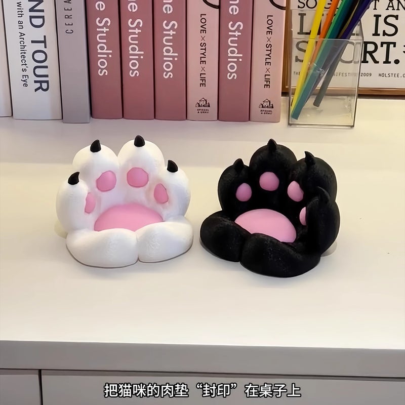 Cute Cat Paw Phone Stand Desktop Holder - Image 2
