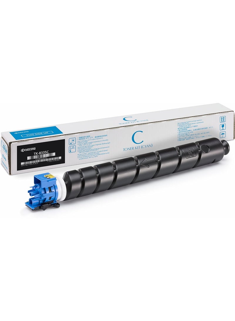 Kyocera Original TK-8335 Cyan Toner Cartridge — Compatible with TASKalfa 3252ci / 3253ci - Image 1