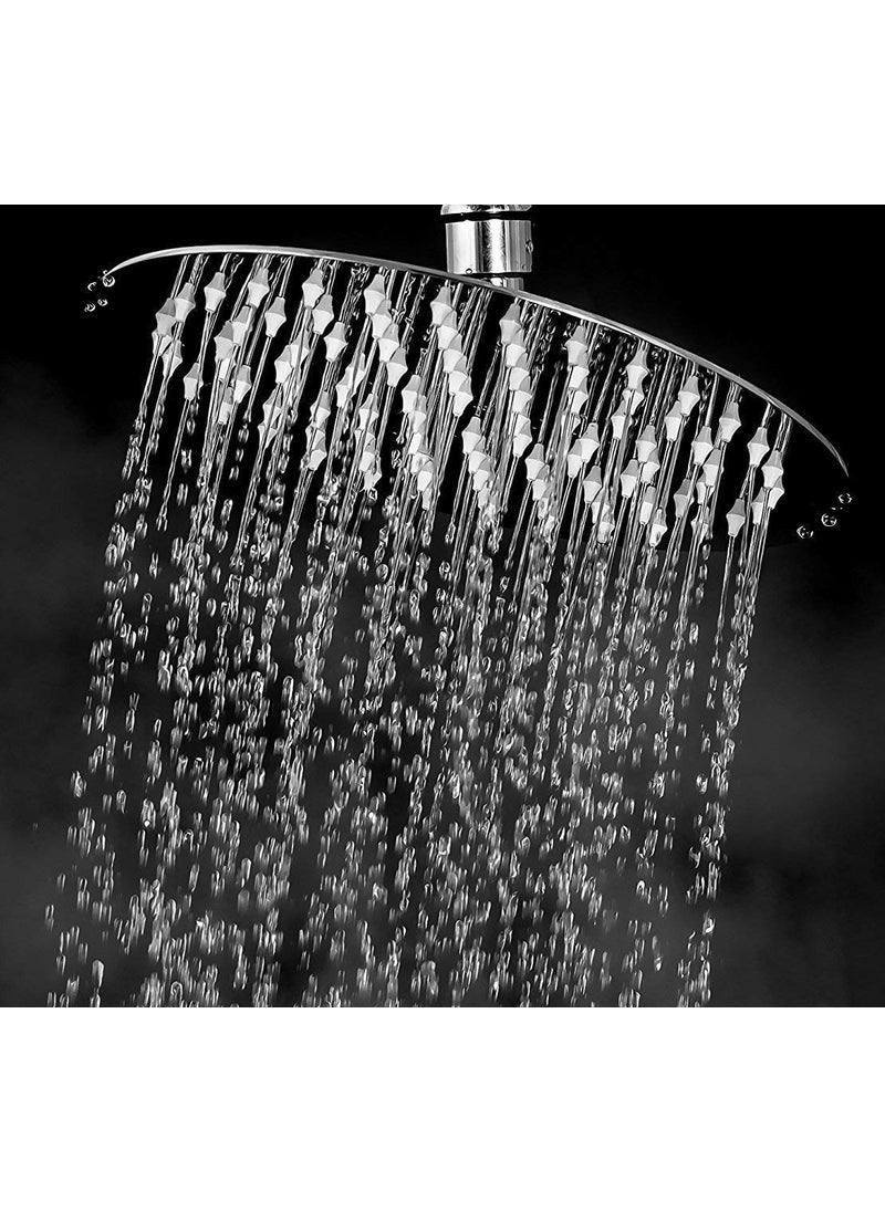ANMEX ANMEX ROUND 6X6 6Inch Over Head Rain Shower with Square Shower arm 9inch Arm  - Image 5