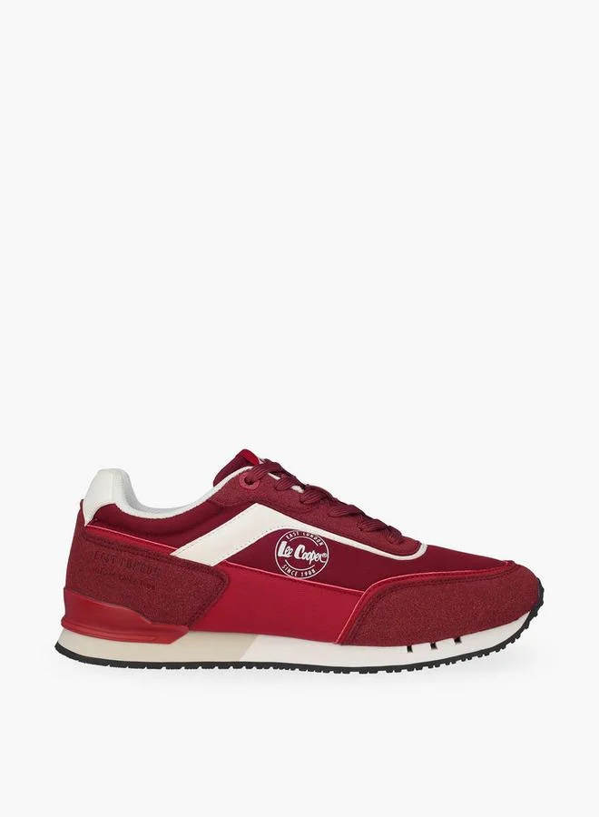Lee Cooper BURGUNDY Women Lace-Up Ankle Sneakers for Women | Best Price UAE
