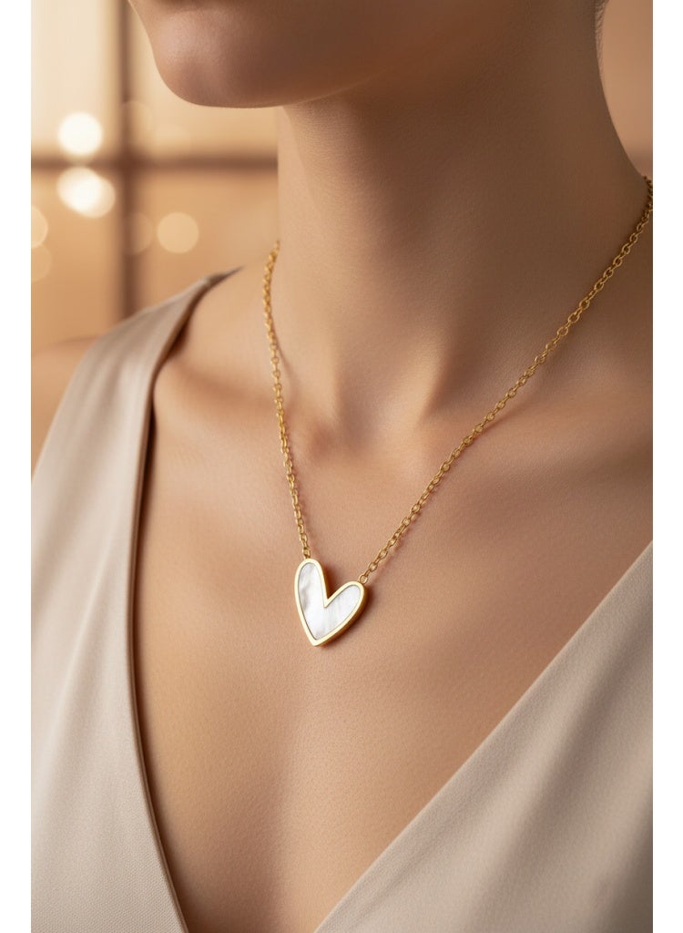 فلافي سلسلة حريمي بدلاية قلب صدفية  – تصميم أنيق - Image 1