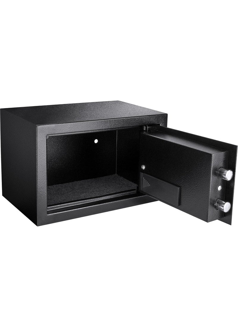 BARSKA Barska Digital Keypad Home  Office Steel Security Safe Lock Box with Deadbolts  036 Cu Ft Compact  - Image 1