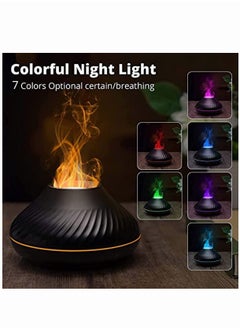 Mi VAZA Essential Oil Colorful Air Aroma Diffuser Humidifier 130ml,7 Flame Color Noiseless For Home, Office, Yoga With Auto-Off Protection  - Image 2