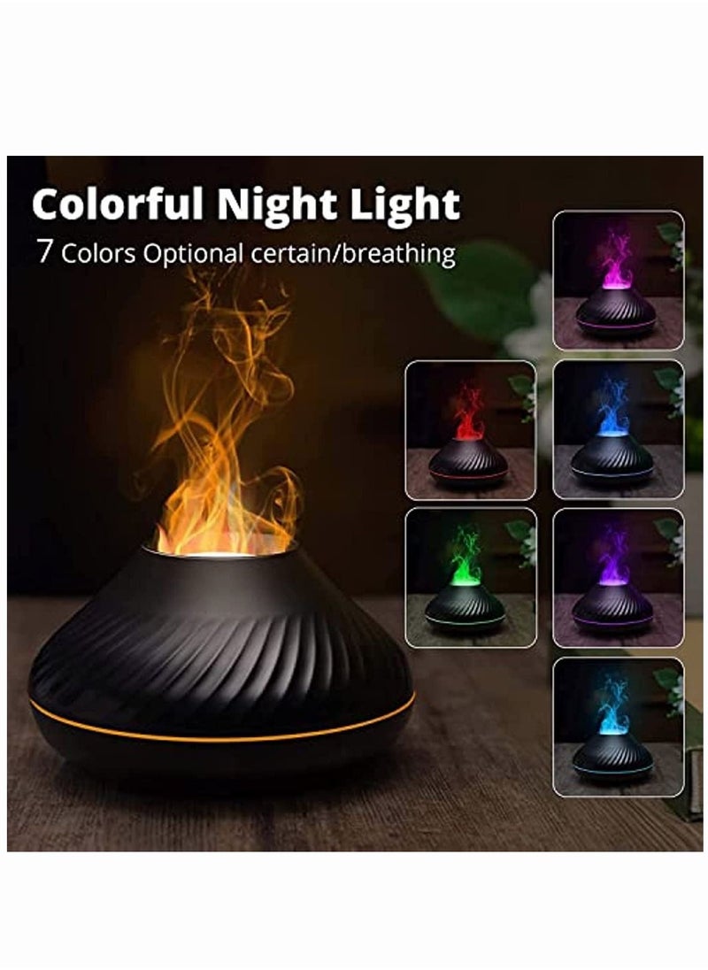 Mi VAZA - Essential Oil Colorful Air Aroma Diffuser Humidifier 130ml,7 Flame Color Noiseless For Home, Office, Yoga With Auto-Off Protection - Image 1