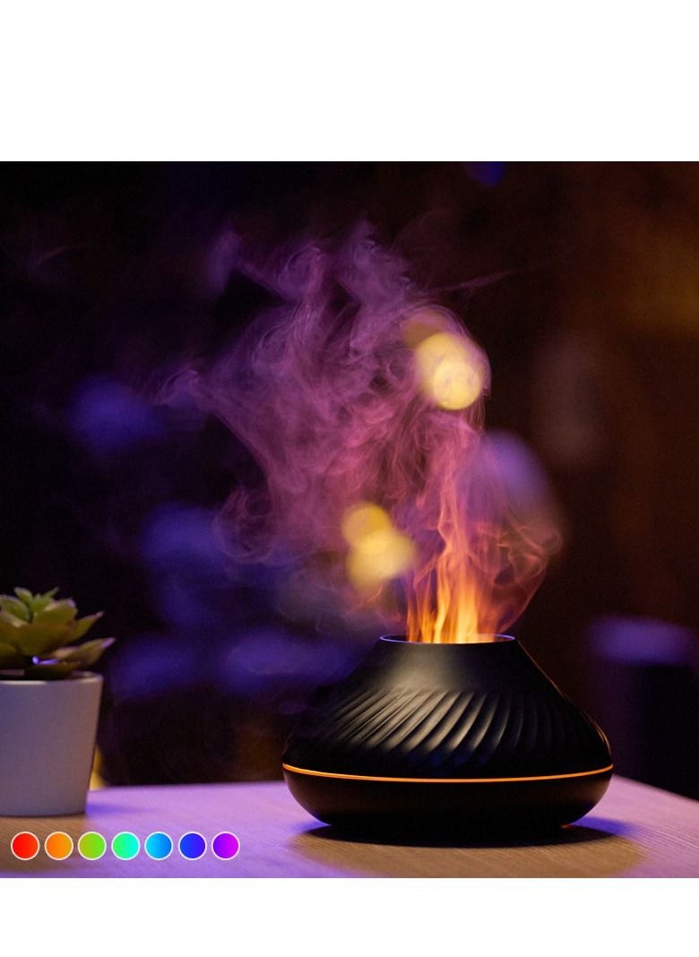 Mi VAZA - Essential Oil Colorful Air Aroma Diffuser Humidifier 130ml,7 Flame Color Noiseless For Home, Office, Yoga With Auto-Off Protection - Image 1