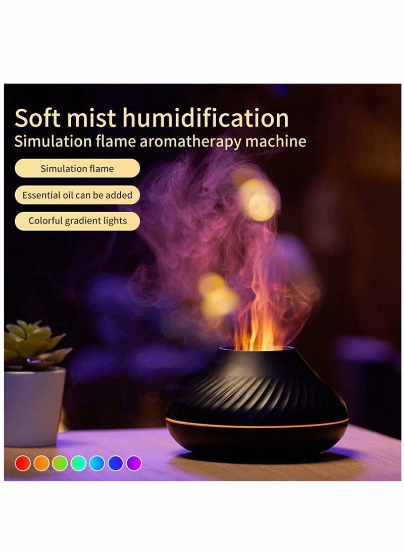 Mi VAZA - Essential Oil Colorful Air Aroma Diffuser Humidifier 130ml,7 Flame Color Noiseless For Home, Office, Yoga With Auto-Off Protection - Image 1