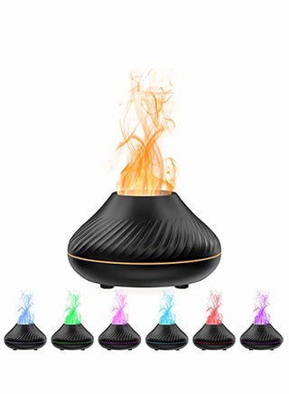 Essential Oil Colorful Air Aroma Diffuser Humidifier 130ml,7 Flame Color Noiseless For Home, Office, Yoga With Auto-Off Protection - view 3