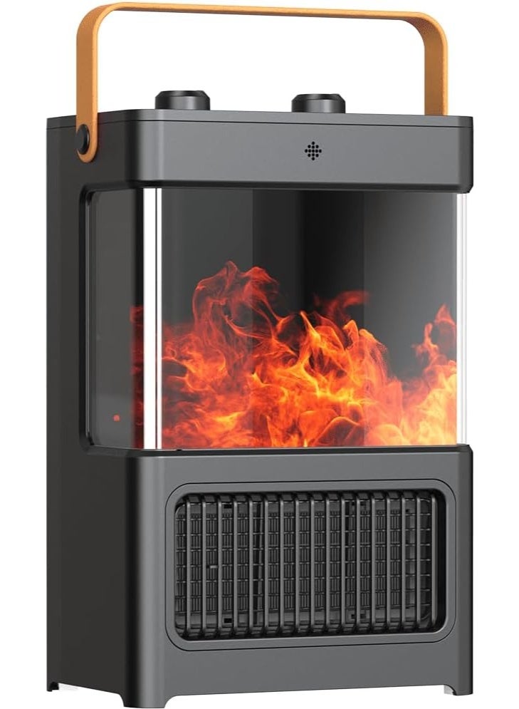 Decorative electric heater, fast and safe heating with a modern design that suits every home, 2000 watts - Image 1
