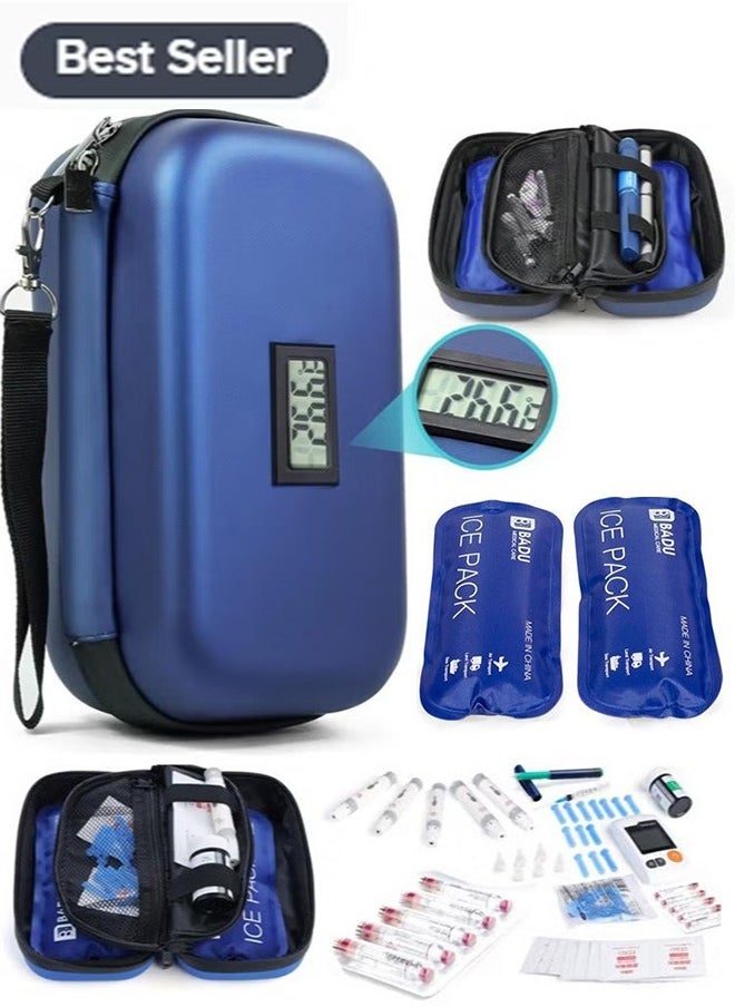 Bukela Medical Insulin Travel Case,Small Fridge Cooler, Insulin Cooler Case Portable Insulin Bag Travel Keep Chilled at 2-8 Degrees  - Image 1