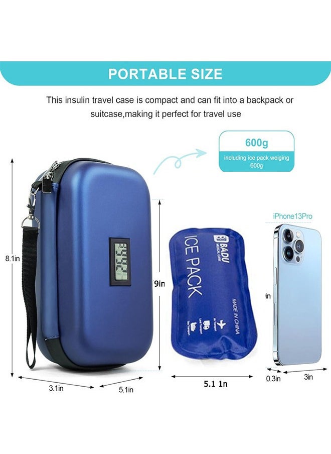 Bukela Medical Insulin Travel Case,Small Fridge Cooler, Insulin Cooler Case Portable Insulin Bag Travel Keep Chilled at 2-8 Degrees  - Image 4