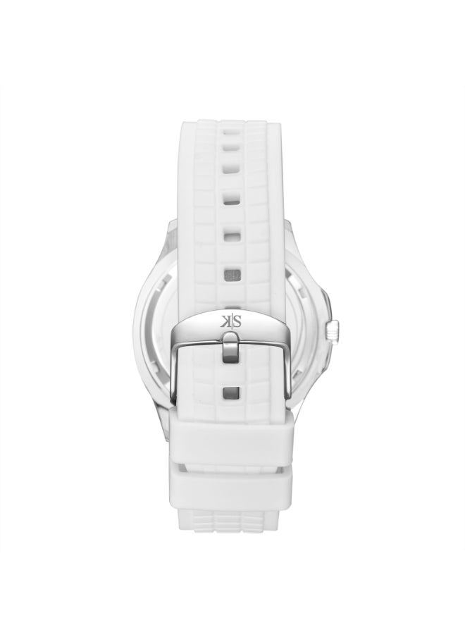 KENNETH SCOTT Men's Silicone Analog Watch K24014-SSWW - 45 mm  - Image 3