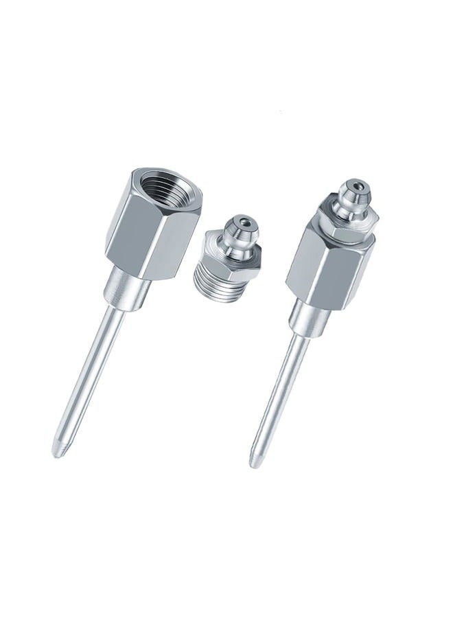 SHIDXIB 2Pcs Nozzle Accessories Nose Grease Dispenser Grease Fittings and Tips Greaser Adapter with 1/8 Inch Threads Accessories - Image 1