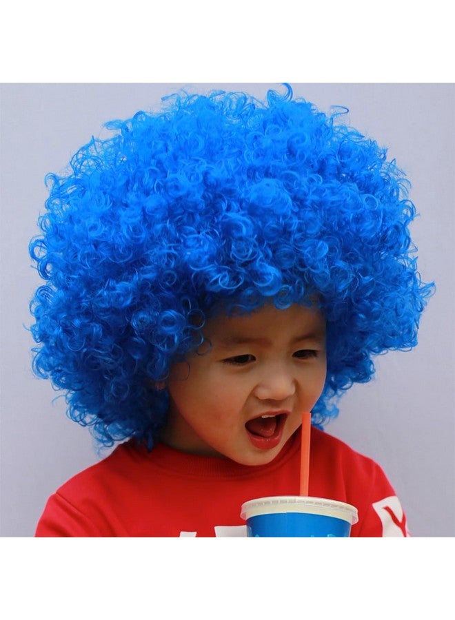 Fancydresswale Wig For Kids And Adults For Role Play And Fancy Dress Parties One Size Fits All (Blue) - Image 2