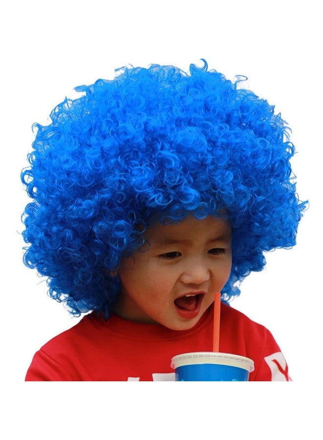 Fancydresswale Wig For Kids And Adults For Role Play And Fancy Dress Parties One Size Fits All (Blue) - Image 1