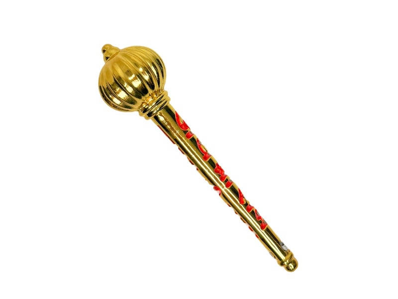 Northland Jai Shree Ram Hanuman Ji Gada Showpiece for Home and Pooja Decoration Hanuman Gada Metal Hanuman ji Gada for Car Bajrang Bali Gada Bajrangbali Gada Metal Hanuman Ji Gada Small Size - Image 4