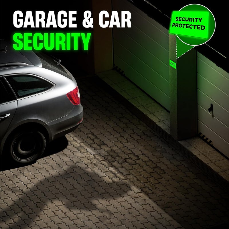 GLO-X Security Protected Sign - Glow In the Dark - Image 4