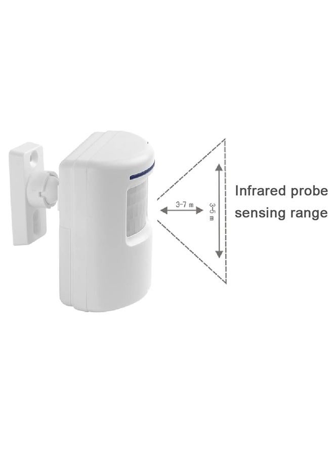 ENEGG Wireless Home Security Driveway Alarm, Entry Alert, Visitor Door Bell Chime with 1 Plug-in Receiver and 2 PIR Motion Sensor Detector Alert System, Quality Sound and LED, 38 Melodies - Image 5