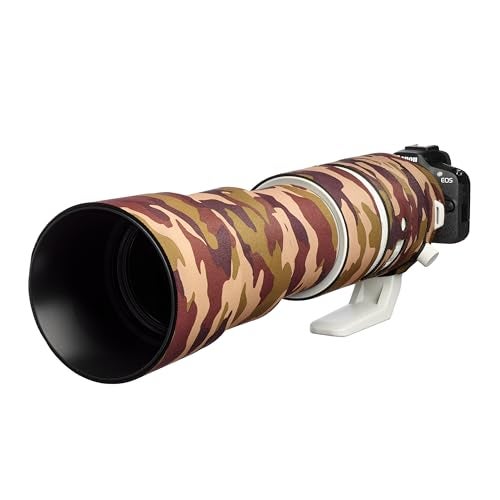 easyCover - Lens Protection Camouflage Cover - Protection for your camera lens - Canon RF 200-800mm F/6.3-9 IS - Brown Camouflage - Image 2