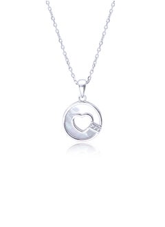 Subhati Pendant With Silver 925 , Zercon Stone and Mother of Pearl  - Image 1