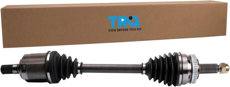 TRQ Front Left CV Axle Shaft Assembly Compatible with 2011-2014 Hyundai Sonata 2.0L 2011-2015 Kia Optima 2.0L Driver Side - Image 1