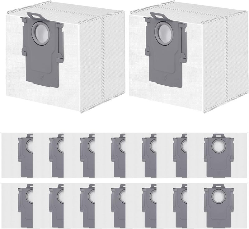 Spofan 16 Pack Dust Bags for Roborock S8 Pro Ultra, S8+, S7 Max/MaxV Ultra, Q5+, Q5 Max+/Pro+, Q5 DuoRoller+, Q7+, Q7 Max+, Q8 Max+ Robot Vacuum, 3.6L Large Capacity Disposable Replacement Bag | S7 Max/MaxV Ultra, Q5+, Q5 Max+/Pro+/DuoRoller+, Q7+/Q7/Q8 Max+ Robot Vacuum, 3.6L Large Capacity Disposable Replacement Bag - Image 1
