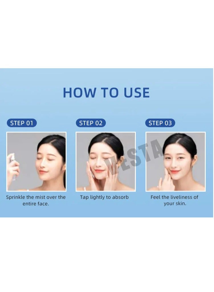 فيستا Highprime Collagen Ampoule Mist 50ml مرطب مضاد للتجاعيد ومضاد للشيخوخة للوجه - Image 4