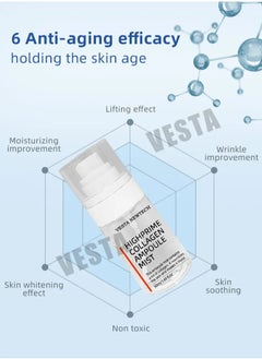 Vesta Highprime Collagen Ampoule Mist 50ml Moisture Anti wrinkle Anti-aging Face Mist  - Image 5