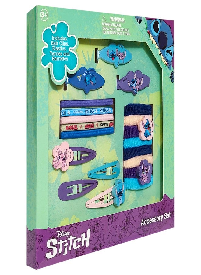 Luv Her مجموعة إكسسوارات شعر ليو ولستيتش للبنات من لوف هير - 20 قطعة ستش - تشمل 3 دبابيس، 4 مشابك، 5 أربطة، 8 بونيهات تيري - للاستخدام اليومي، المناسبات الخاصة، للأعمار 3 سنوات فما فوق - Image 2